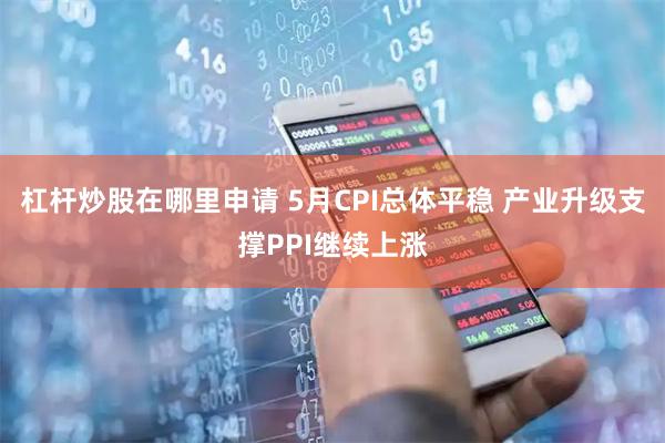 杠杆炒股在哪里申请 5月CPI总体平稳 产业升级支撑PPI继续上涨